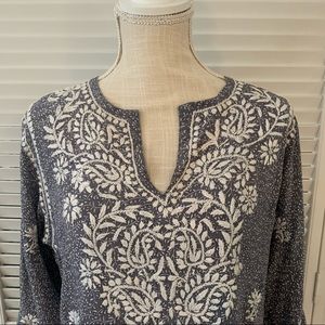 Alba Vera Embroidery Detailed Top